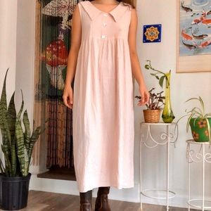 Vintage Babydoll Maxi Dress